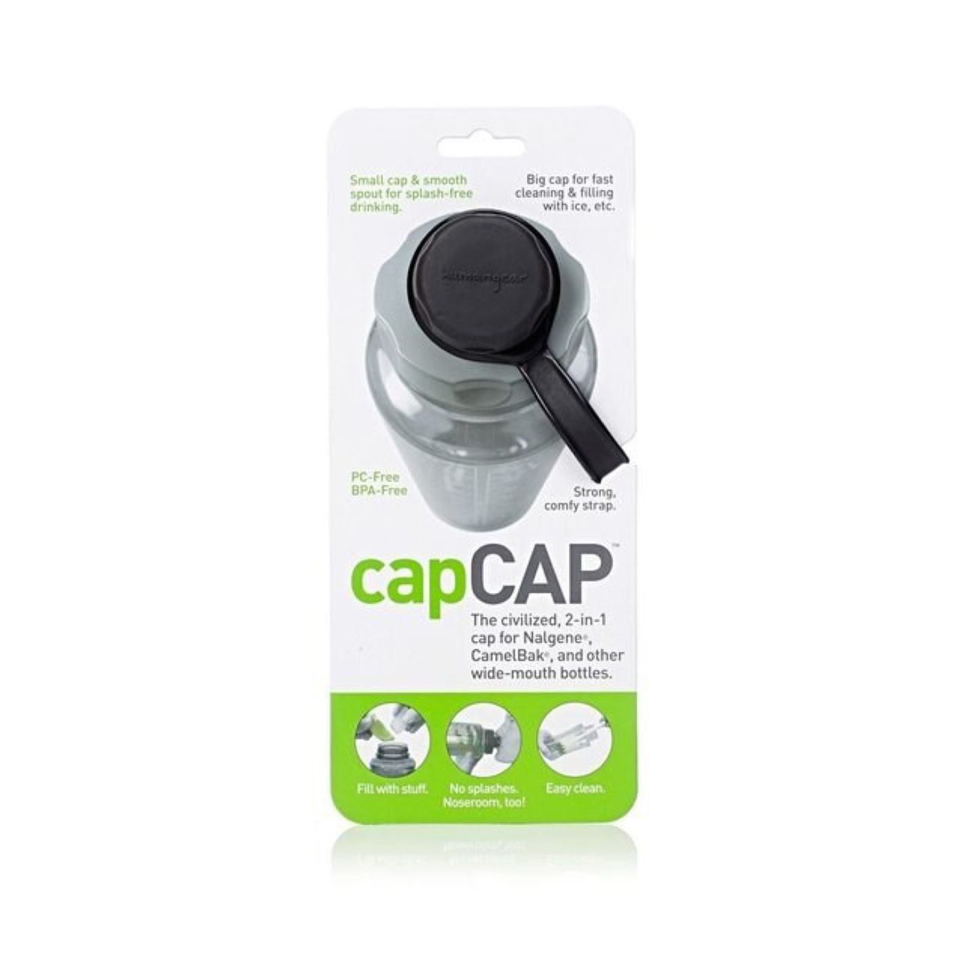 Humangear capcap cheap water bottle cap