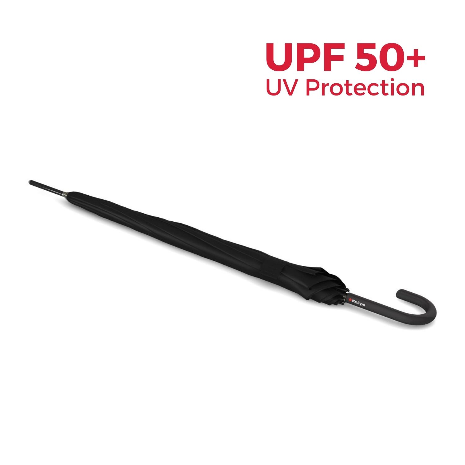 Buy Knirps T.760 Stick Automatic Black MY The - Malaysia (UV Traveller - Protection) in Umbrella Planet