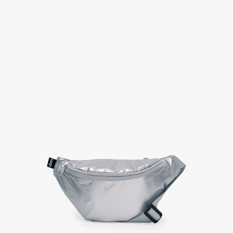 Buy Loqi Bum Bags - Metallic - Silver in Malaysia - The Planet Traveller MY